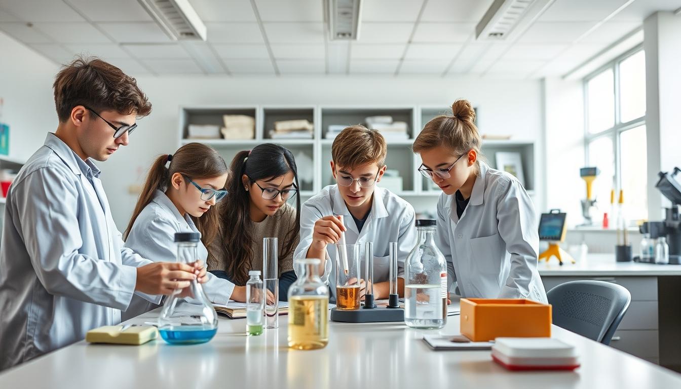 Structured study materials and learning resources on a desk